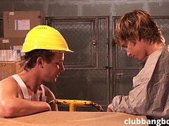 See this youthful fellow stroke his way to an orgasmic facial jizz flow in public