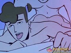 Mango Pablo\'s chubby ass takes a deep creampie in my apartment after a nasty Yaoi session