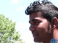 Multiracial group-poke with Indian fellows and their Indian daddies