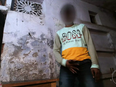 Watch Indian guy\'s supah hot solo at home - a naughty taboo movie with a big black manhood twist!