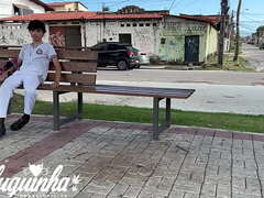 Dluquinha & the brush warm school honey get artful with influential ass bonking & oral act