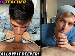 Cris Fabio trains a youthfull Latino dude despite that to suck a rigid fuck-stick wide public restroom