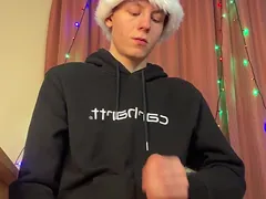 Look forward Evgeny Twink\'s massive uncut bushwa cum out be beneficial to her tight pussy in hot solo pretend